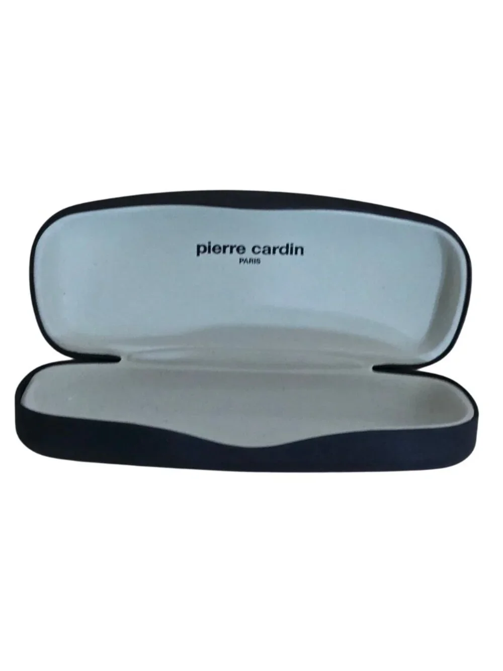 Pierre Cardin Paris Eyeglass Case Black‎ Hard Shell Glasses Case New No Box